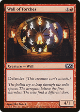 Barreira de Tochas / Wall of Torches - Magic: The Gathering - MoxLand